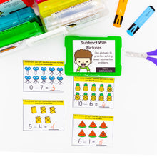 Load image into Gallery viewer, Kindergarten Math Task Cards - CCSS Aligned