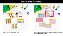 Load image into Gallery viewer, Base Ten Kindergarten Math Task Cards - CCSS Aligned