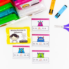 Load image into Gallery viewer, Kindergarten Math Task Cards - CCSS Aligned