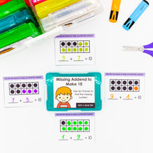 Load image into Gallery viewer, Kindergarten Math Task Cards - CCSS Aligned