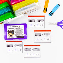 Load image into Gallery viewer, Kindergarten Math Task Cards - CCSS Aligned