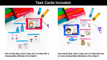 Load image into Gallery viewer, Measurement Kindergarten Math Task Cards - CCSS Aligned