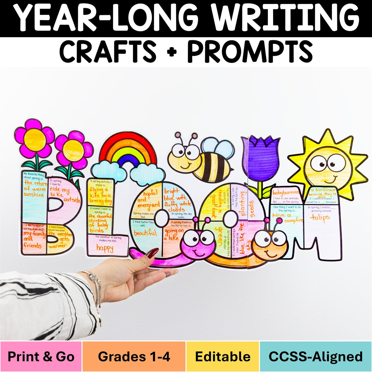 Year-Long Writing Crafts + Prompts BUNDLE – My Nerdy Teacher