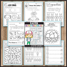 Load image into Gallery viewer, Easter Activities Kindergarten, Spring Math Worksheets Preschool