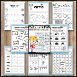 Valentine's Day Activities for Preschool, Valentine's Day Math