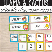 Load image into Gallery viewer, Llama Classroom Decor Bundle INSTANT DOWNLOAD