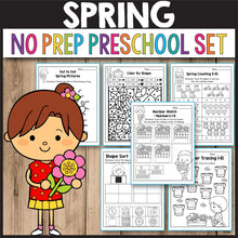 Load image into Gallery viewer, Spring Activities Preschool
