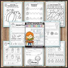 Load image into Gallery viewer, Thanksgiving Activities for Preschool