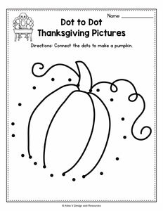 Thanksgiving Activities for Preschool