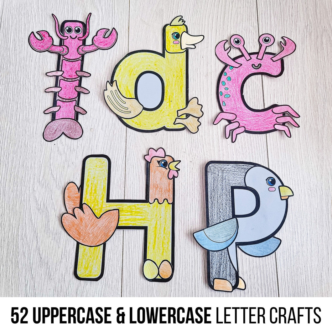 Alphabet Crafts Mega Bundle just $19 ($100 VALUE)