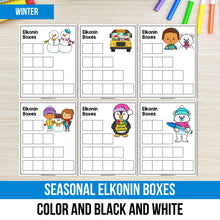 Load image into Gallery viewer, Word Mapping Center with Elkonin Boxes - Year Long Bundle Science of Reading Aligned