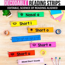 Load image into Gallery viewer, Decodable Words and Sentences Strips MEGA BUNDLE (Editable) - Science of Reading Aligned - K - 2nd Grade