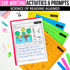 SOR Aligned Writing Activities + Writing Prompts MEGA BUNDLE - K - 2nd Grade
