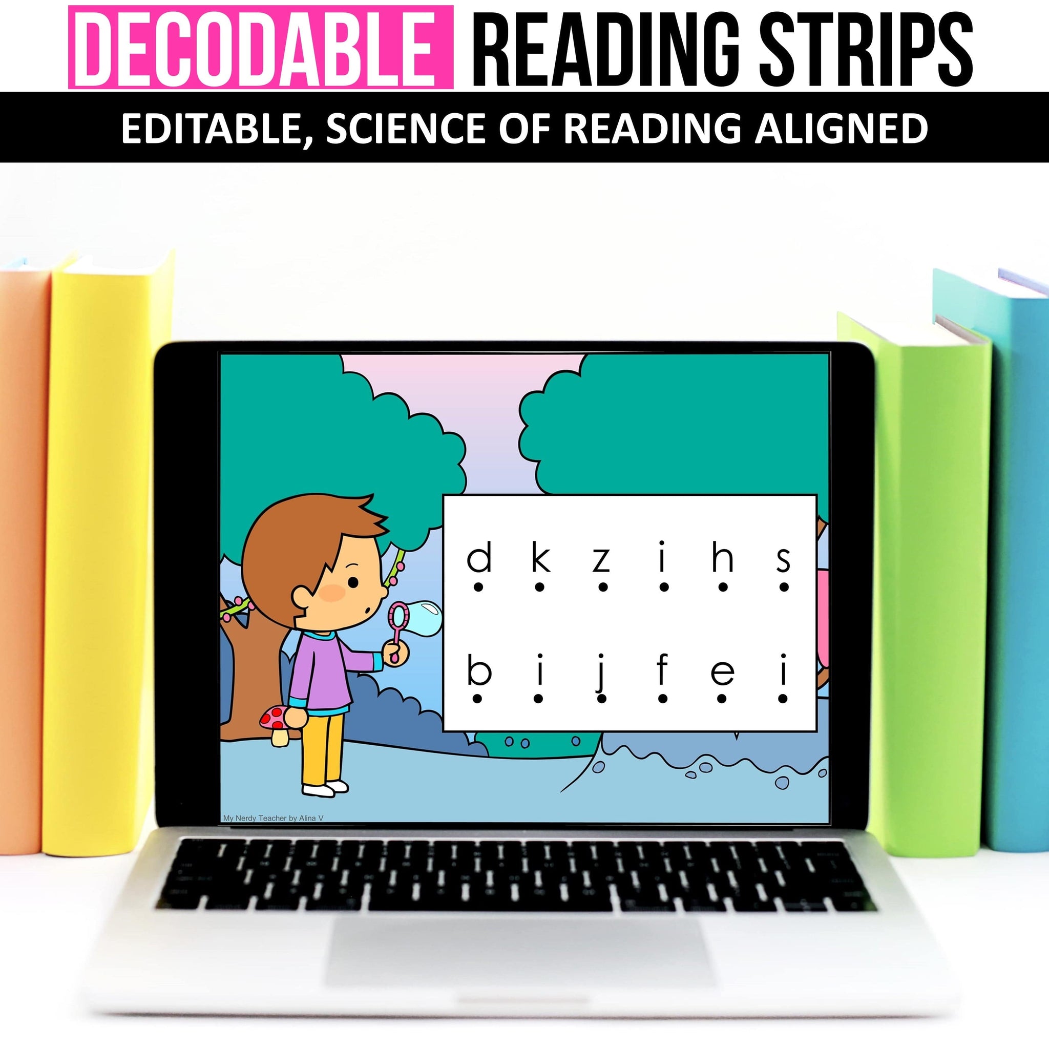 Decodable Words And Sentences Strips MEGA BUNDLE (Editable) - Science ...