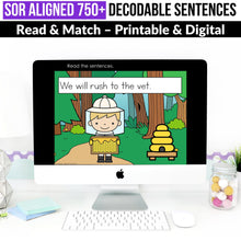 Load image into Gallery viewer, Read and Match Decodable Sentences MEGA BUNDLE - K to 2nd Grade - SOR Aligned