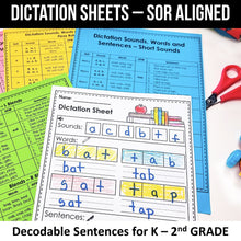 Load image into Gallery viewer, Dictation Sentences Mega Bundle - Science of Reading Aligned - K to 2nd Grade - Digital Download