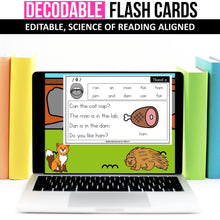 Load image into Gallery viewer, Fluency Flash Cards MEGA BUNDLE (Editable) - Science of Reading Aligned - K - 2nd Grade