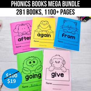 Phonics Books Mega Bundle just $19 ($100 VALUE)