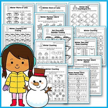 Load image into Gallery viewer, Winter Activities For Kindergarten - Winter Math Worksheets