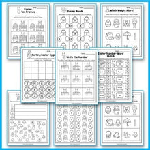 Load image into Gallery viewer, Easter Activities For Kindergarten - Easter Math Worksheets