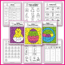 Load image into Gallery viewer, Easter Activities For Kindergarten Literacy - Easter Worksheets Kindergarten