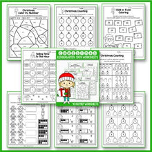 Load image into Gallery viewer, Christmas Activities Kindergarten - Christmas Math Worksheets