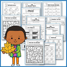 Load image into Gallery viewer, Fall Activities Kindergarten - Fall Math Worksheets Kindergarten