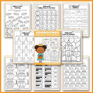 Halloween Activities Kindergarten - Halloween Math Worksheets