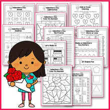 Load image into Gallery viewer, Valentine&#39;s Day Activities Kindergarten,  Valentines Day Math