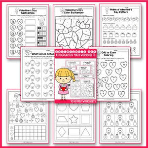 Valentine's Day Activities Kindergarten,  Valentines Day Math