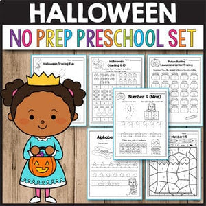 Halloween Activities for Preschool, Halloween Math Worksheets