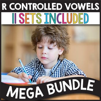 R Controlled Vowels Worksheets MEGA BUNDLE bossy R
