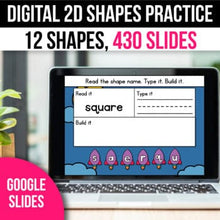 Load image into Gallery viewer, 2D Shapes Math Games &amp; Activities for Google Slides