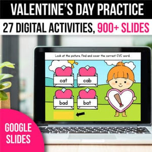 Valentines Day Activities and Games for Google Slides