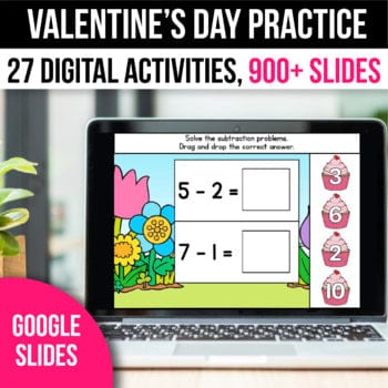 Valentines Day Activities and Games for Google Slides