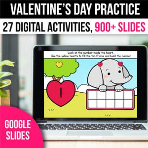 Valentines Day Activities and Games for Google Slides