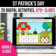 Load image into Gallery viewer, St Patricks Day Activities Math Games for Google Slides