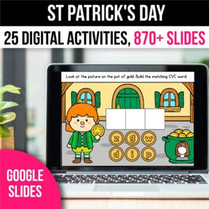 St Patricks Day Activities Math Games for Google Slides
