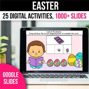 Easter Spring Activities for Google Slides - Kindergarten
