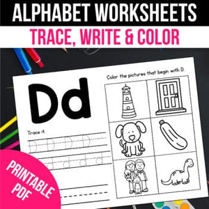 Alphabet Tracing Worksheets Beginning Sounds Worksheet Coloring Pages