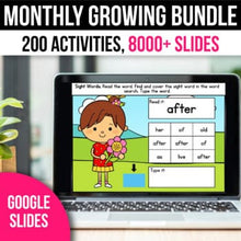 Load image into Gallery viewer, Math &amp; Literacy Centers for 1st Grade Games Google Slides Bundle