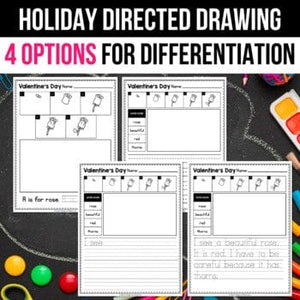 Directed Drawing and Writing Prompts - Year Long Bundle
