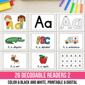 Printable Decodable Books and Puzzles MEGA BUNDLE - Science of Reading Aligned