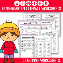 Load image into Gallery viewer, Winter Activities For Kindergarten - December Morning Work